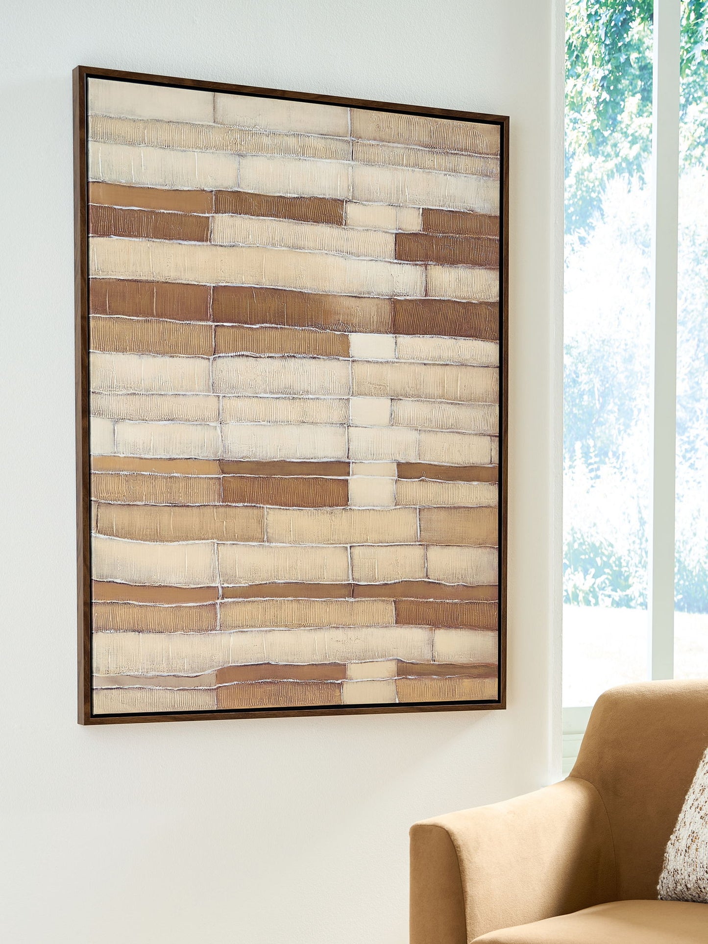 Kalanmore - Brown / Tan / White - Wall Art