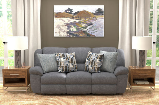 Trifecta - Sofa With 3 Recliners and Drop Down Table