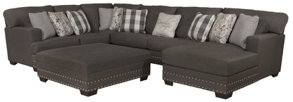 Crawford - Sectional With Cocktail Ottoman