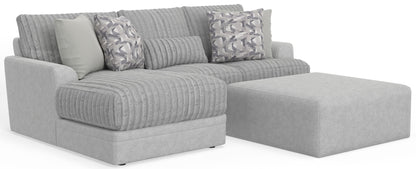Titan - Sectional With Comfort Coil Seating, Cocktail Ottoman And Accent Pillows Included