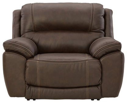 Dunleith - Zero Wall Recliner w/PWR HDRST - Chocolate