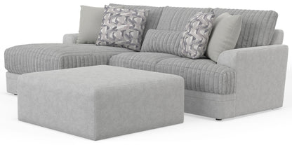 Titan - Sectional With Comfort Coil Seating, Cocktail Ottoman And Accent Pillows Included