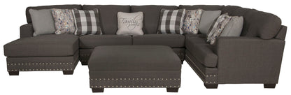 Crawford - Sectional With Cocktail Ottoman