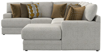 Tori - Sectional With Comfort Coil Seating And Accent Pillows Included