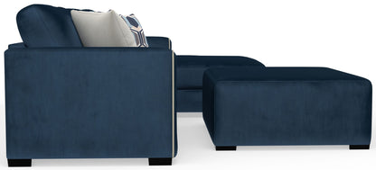 Jetson - Sectional With Comfort Coil Seat Cushions, Included Accent Pillows & Cocktail Ottoman