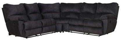 Shane - 2 Piece Reclining Sectional - Smoke