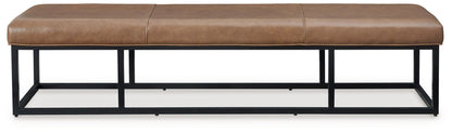 Joston - Accent Bench - Caramel