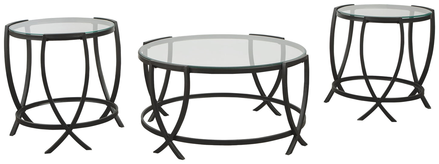 Tarrin - Occasional Table Set (Set of 3) - Black