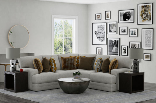 Tori - Sectional With Comfort Coil Seating And Accent Pillows Included