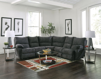 Shane - 2 Piece Reclining Sectional - Smoke