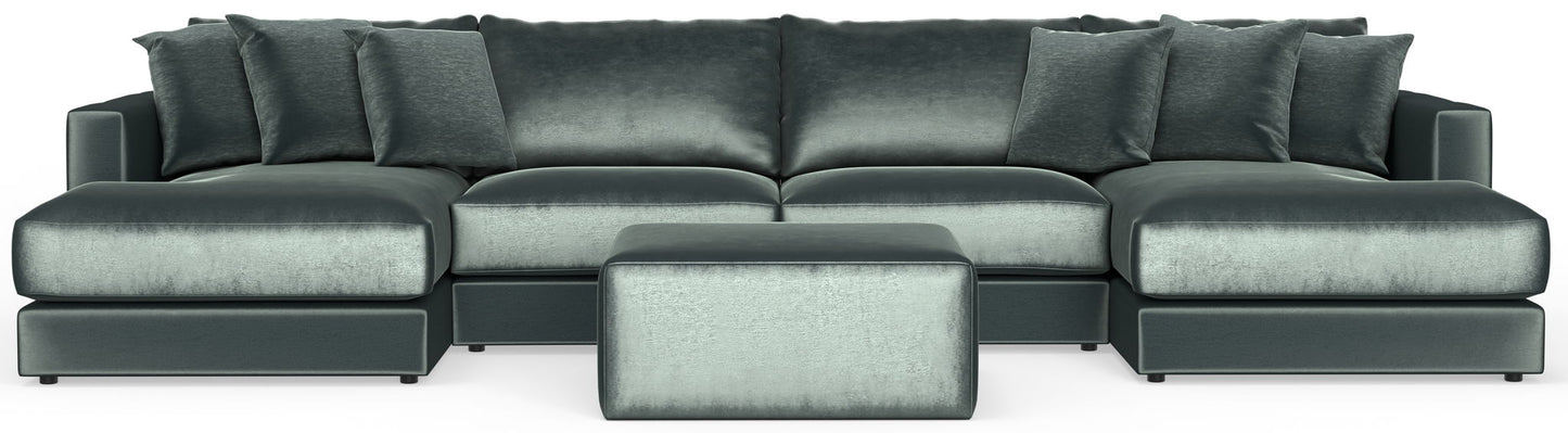 Remington - Modular Sofa And Cocktail Ottoman