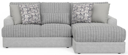 Titan - Sectional With Comfort Coil Seating And Accent Pillows Included