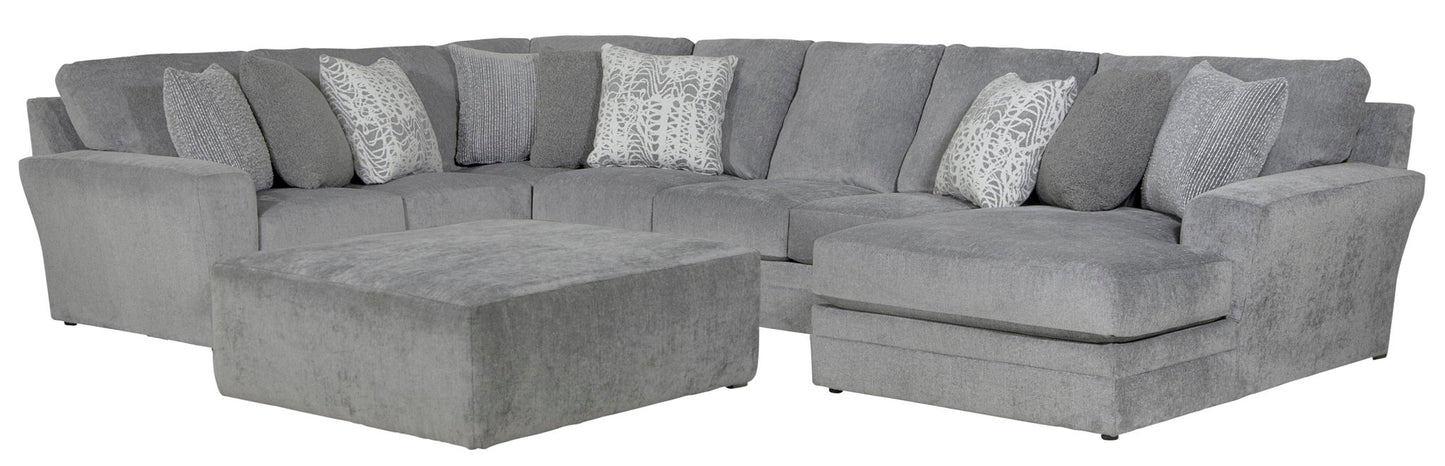 Glacier - Sectional With Cocktail Ottoman