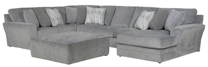 Glacier - Sectional With Cocktail Ottoman