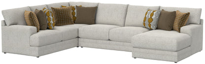 Tori - Sectional With Comfort Coil Seating And Accent Pillows Included