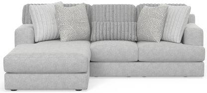 Logan - Upholstered Sectional With Comfort Coil Seating And Accent Pillows Included