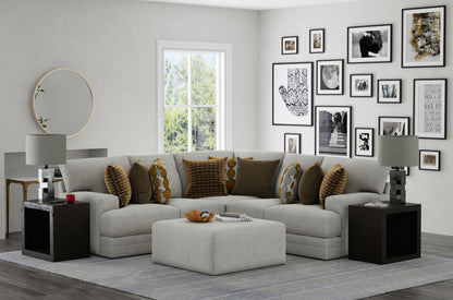Tori - Sectional With Comfort Coil Seating, Cocktail Ottoman And Accent Pillows Included