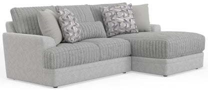 Titan - Sectional With Comfort Coil Seating And Accent Pillows Included