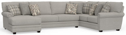 Livingston - Sectional With Comfort Coil Seating And Accent Pillows Included