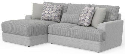 Titan - Sectional With Comfort Coil Seating And Accent Pillows Included