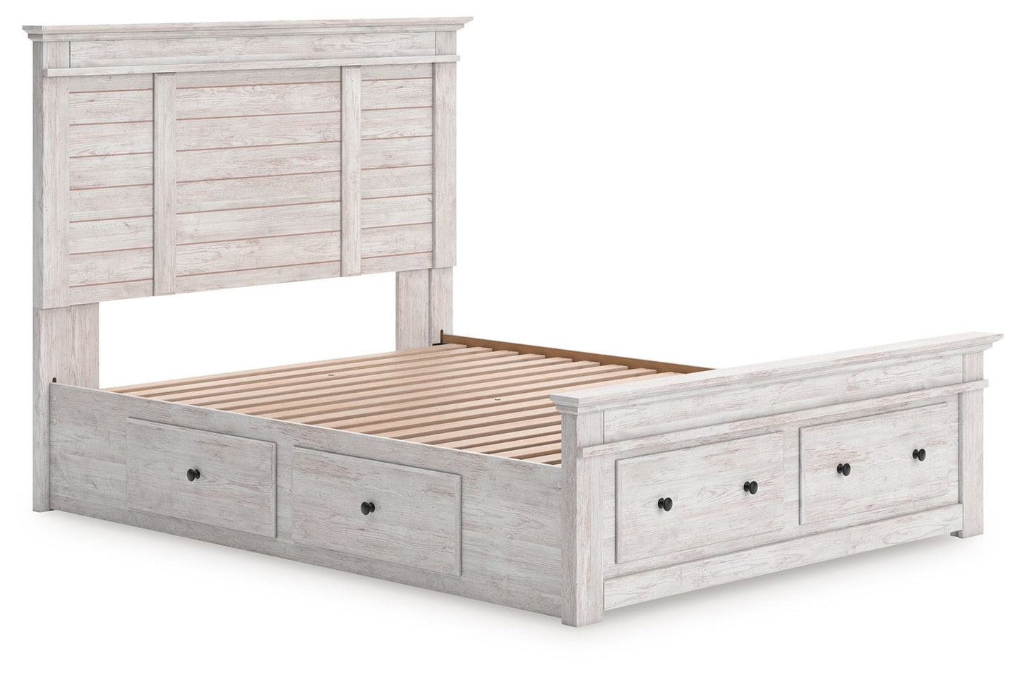 Makidern - Panel Storage Bed
