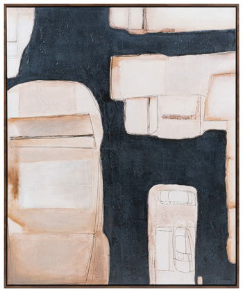 Feyville - Wall Art - Black / Brown / Cream