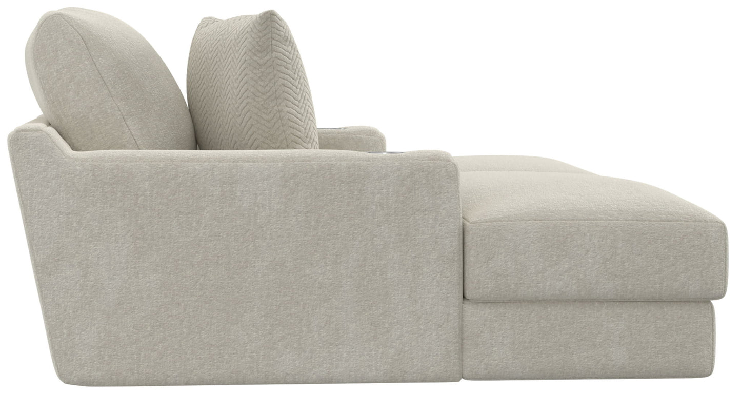 Cozy - 2 Piece Double Wide Chaise With USB Charging Ports