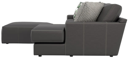 Minori - Italian Leather Sofa / Chaise And Cocktail Ottoman