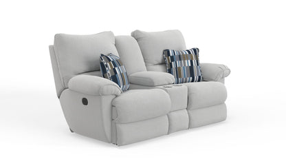 Lenny - Power Lay Flat Reclining Console Loveseat