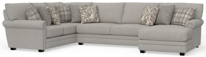 Livingston - Sectional With Comfort Coil Seating And Accent Pillows Included