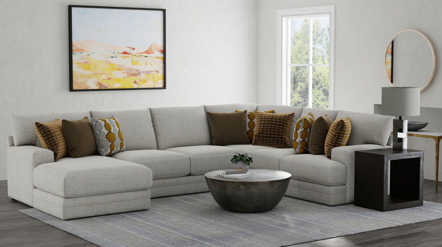 Tori - Sectional With Comfort Coil Seating And Accent Pillows Included