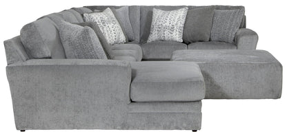 Glacier - Sectional With Cocktail Ottoman