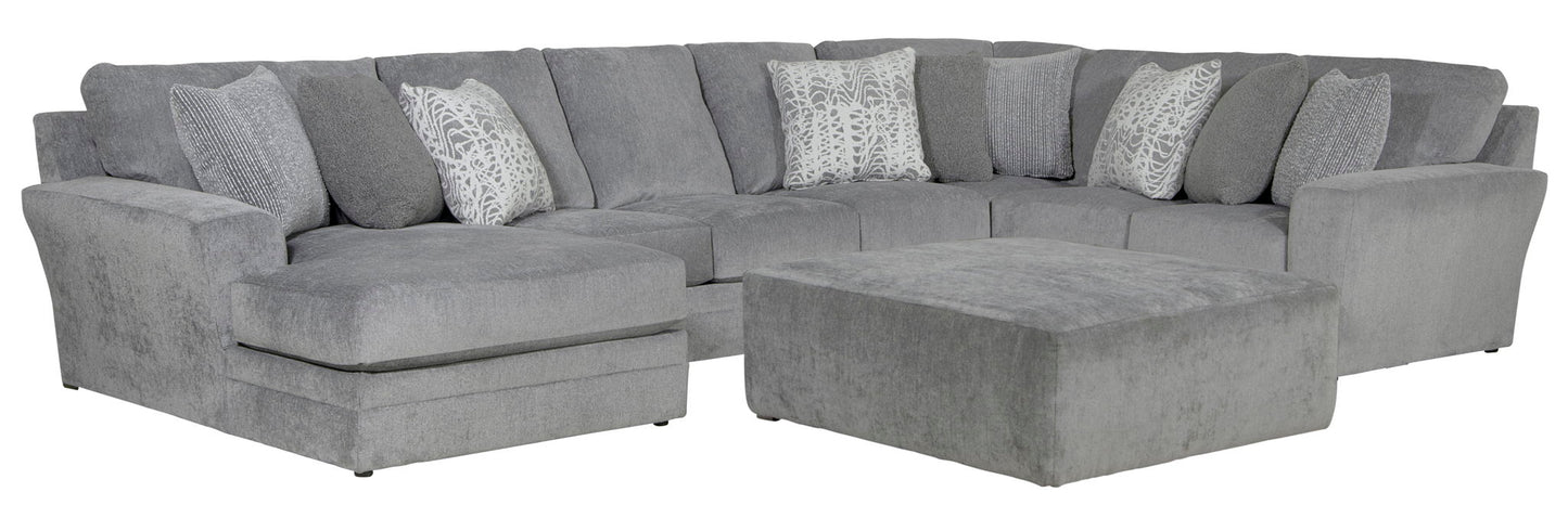 Glacier - Sectional With Cocktail Ottoman